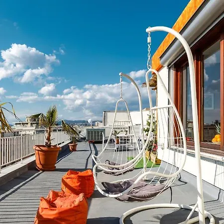 Center, Sea View, Big Private Tarrace Apartment